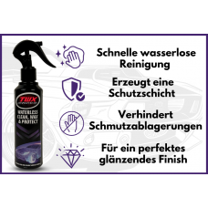 TWX® Auto Reinforce Exterior 3-in-1 wasserlos Reinigen, Wachsen und Schützen für das Autoäußere